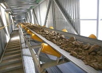 Puistmaterjalide käitlemise konveierid